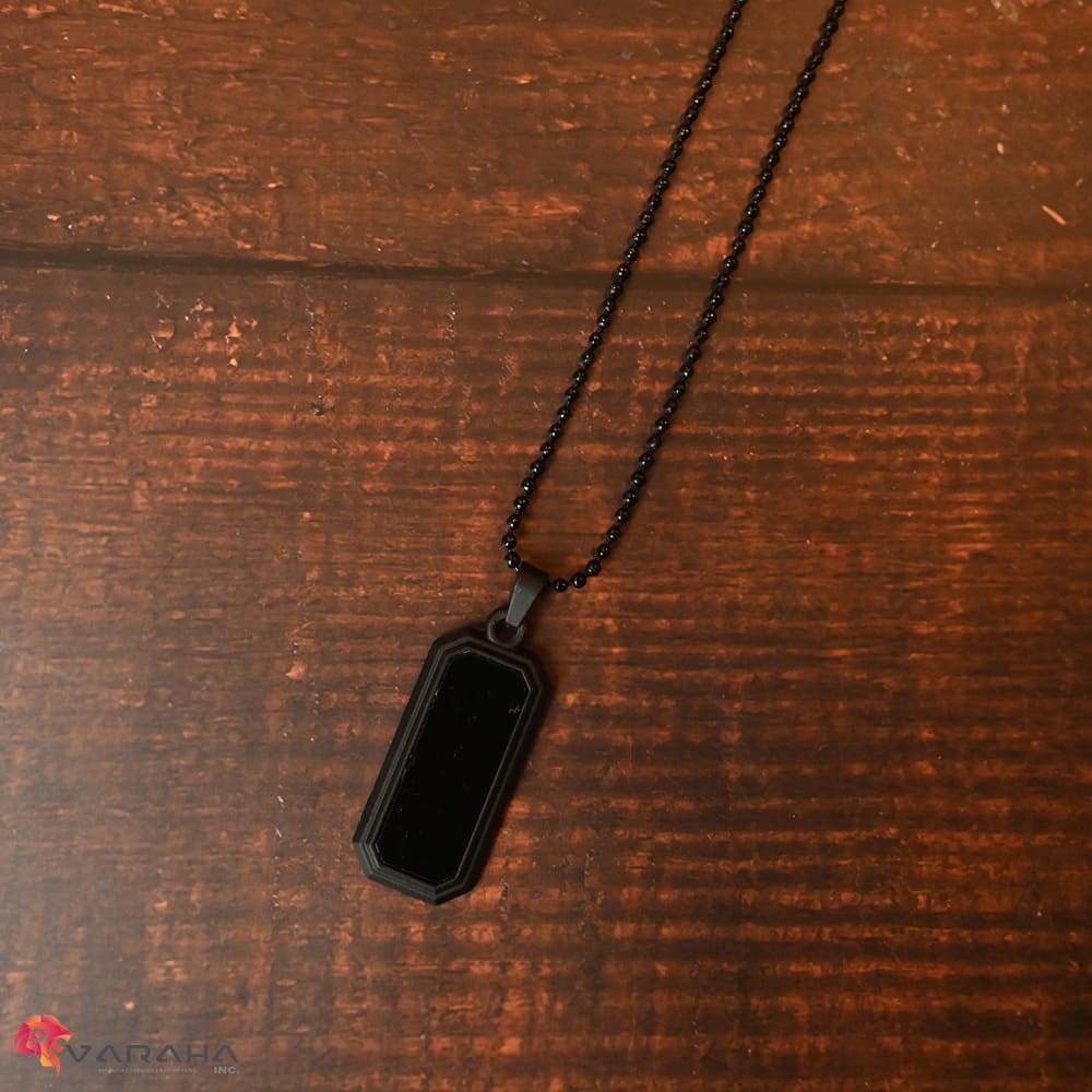 MP0002 - Obsidian Elegance Pendant